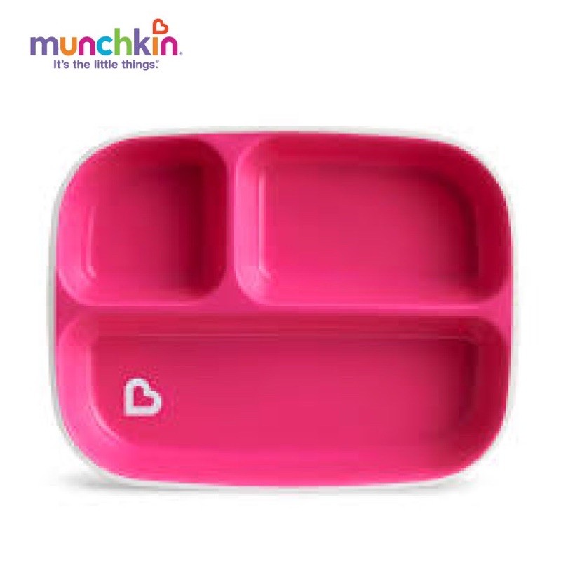 Khay ăn Dặm Cho Bé, Đĩa Chia Ngăn Chống Trượt Munchkin