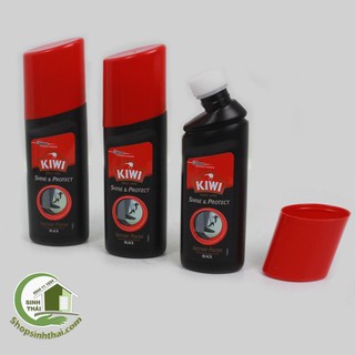 Xi nước đánh giày khô nhanh màu đen Kiwi Shine & Protect Black 30ml