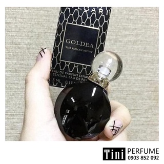 Nước Hoa Mini  Bvlgari Goldea The Roman Night EDP 5ml xách tay Mỹ