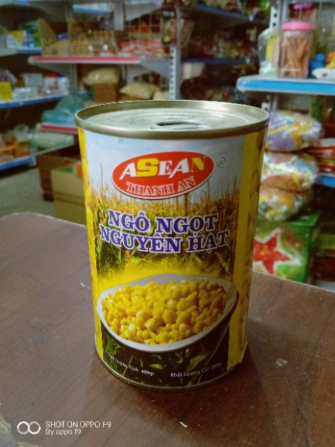 Ngô ngọt nguyên hạt Asean lon 400g