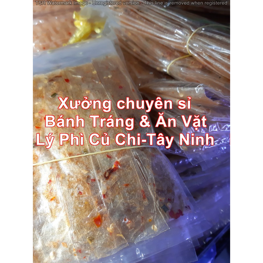 Combo 10b bánh tráng dẻo ớt Cay cuốn hành phi
