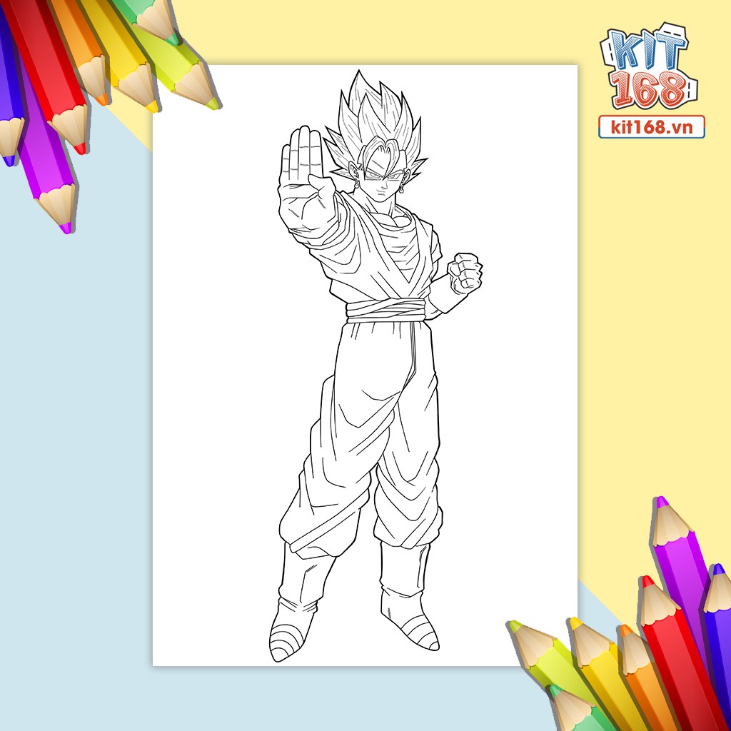 Tranh tô màu Dragon Ball TTM-0022