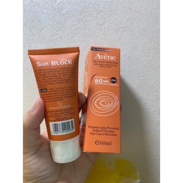 Kem Chống Nắng Avene Cam SPF 60+