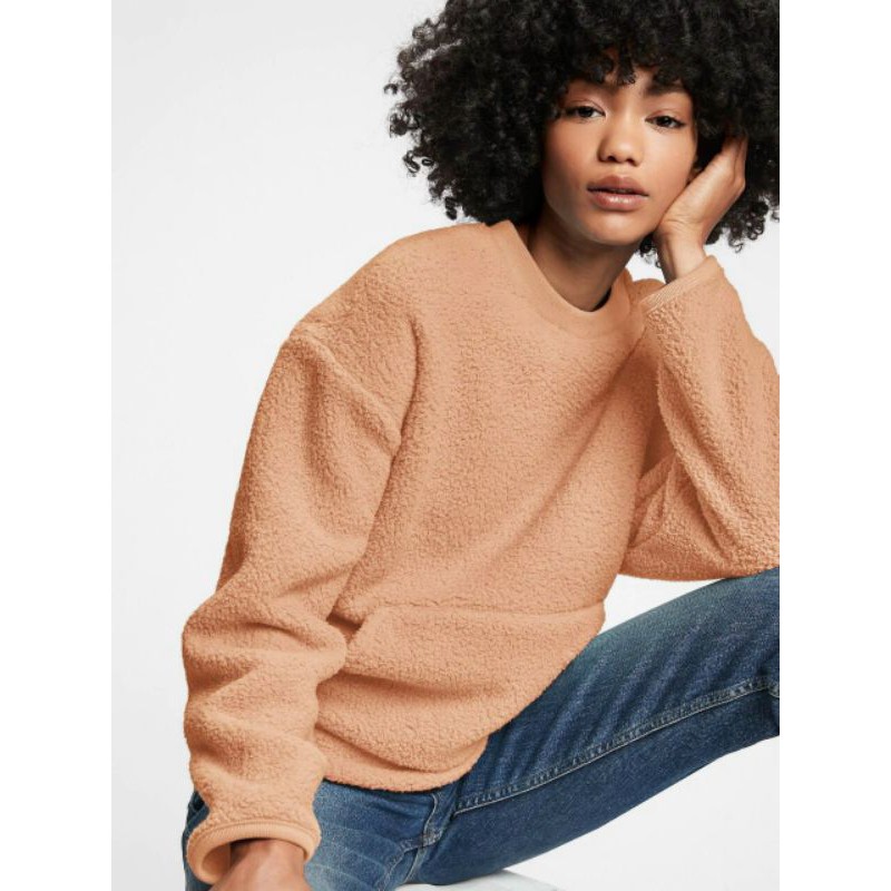 Áo nỉ lông cừu dư xịn | BigBuy360 - bigbuy360.vn