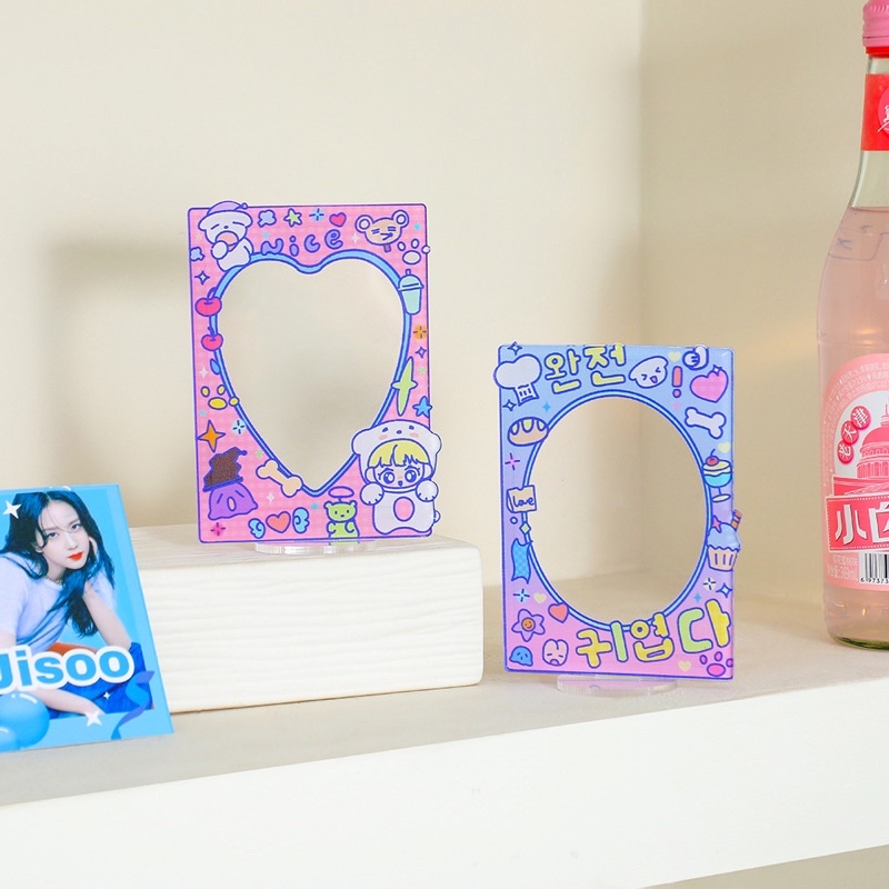 Khung ảnh standee acrylic để bàn decor ảnh siêu xinh