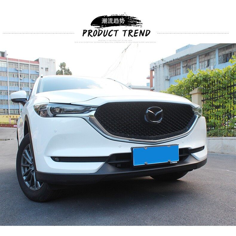 Ốp Trang Trí Cản Trước Bằng Sợi Carbon Cho Xe Hơi Zerui Mazda CX-5 CX5 2017-2022