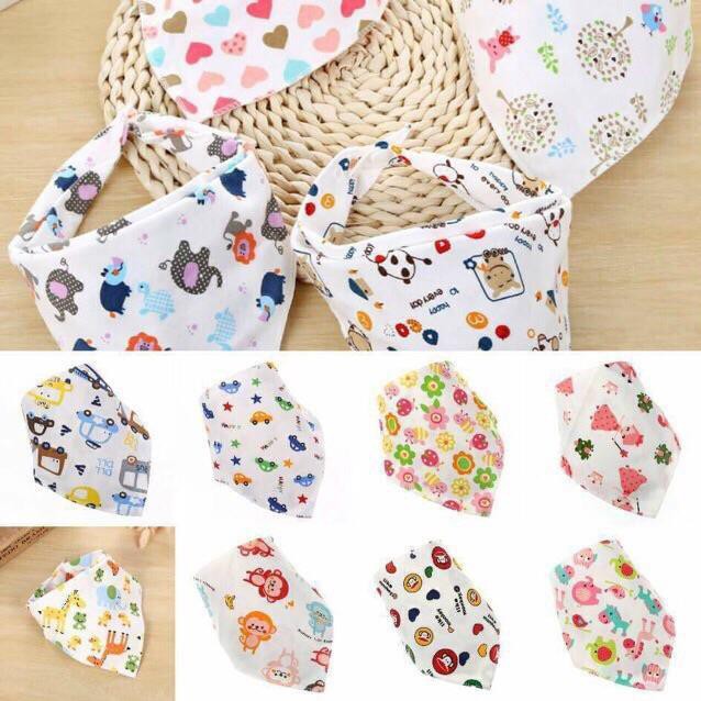 Khăn Yếm Cotton Tam Giác Cho Béz..