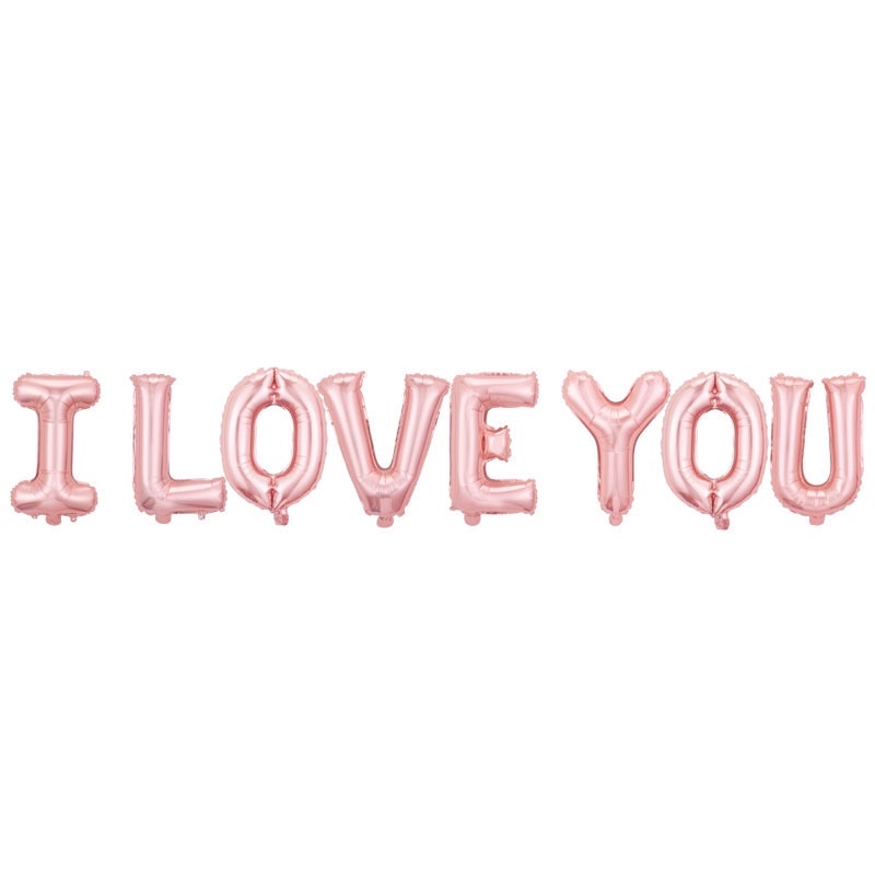 Bong Bóng Chữ I LOVE You Trang Trí Tiệc Đáng yêu - Yori Party