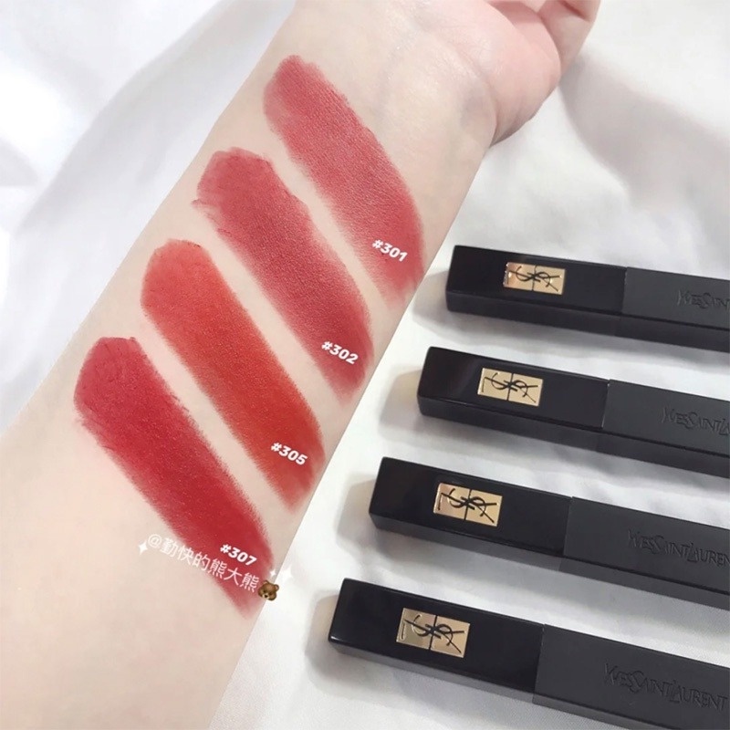 Son Môi Saint Laurent Thiết Kế Vỏ Đen Đẹp Mắt