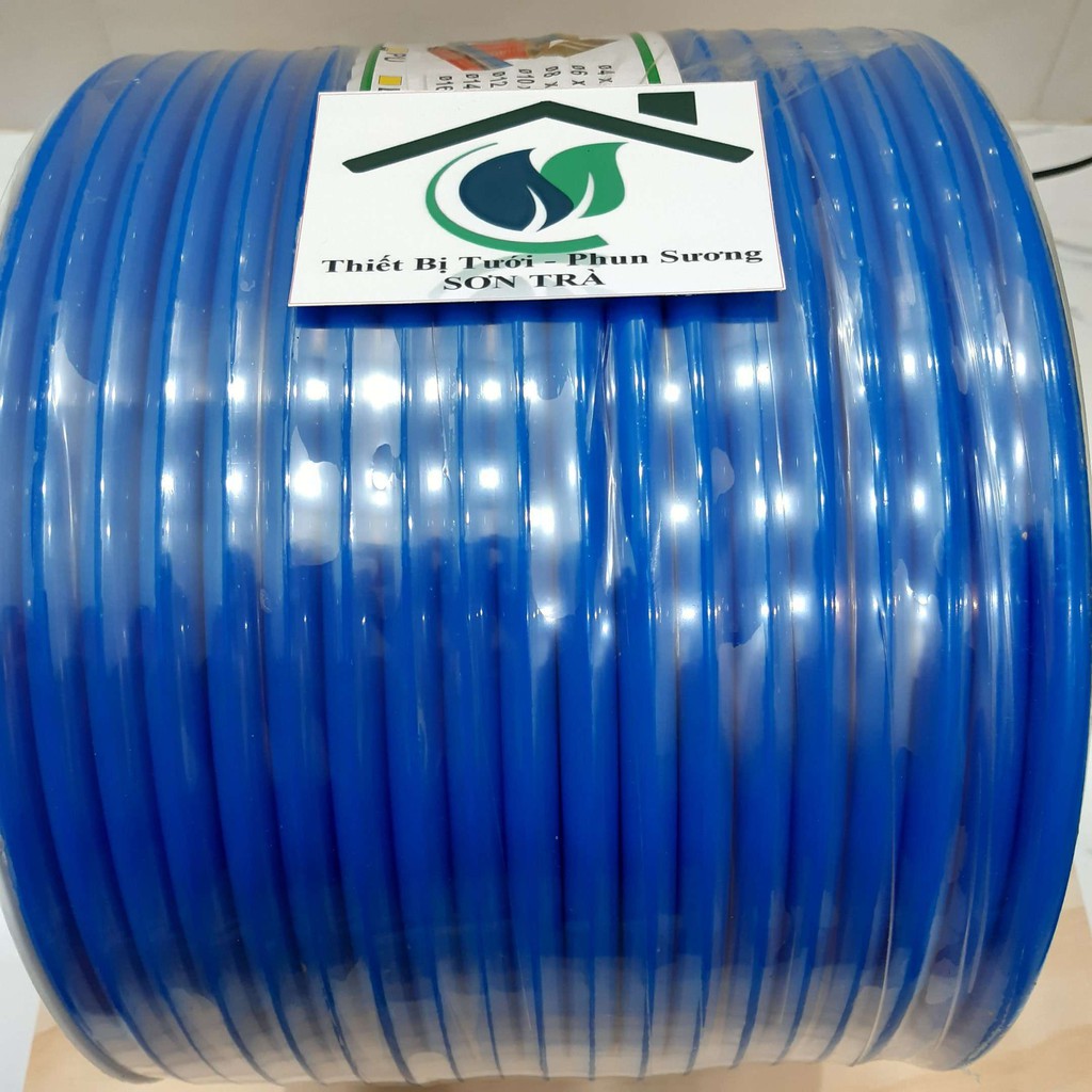 Ống Dây PU áp lực chuyên dùng cho đường ống hơi, bơm xịt rửa, phun sương 10mm hoặc 12mm bán theo mét