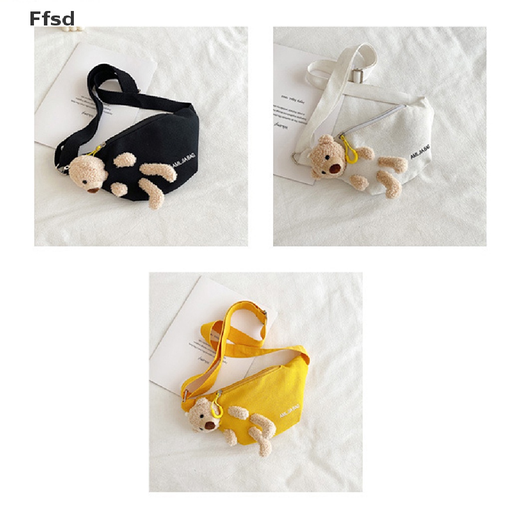 Túi Đeo Chéo Ngực / Thắt Lưng Bằng Vải Bạt Có Khóa Kéo Cho Nữ