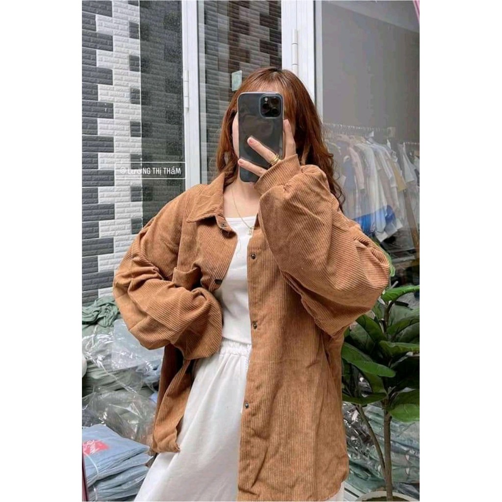 Áo Sơmi Nhung Kupi form rộng/Nam Nữ Unisex CAMA STORE | BigBuy360 - bigbuy360.vn