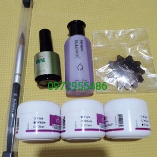 Sét đồ đắp móng bột làm móng cho khách