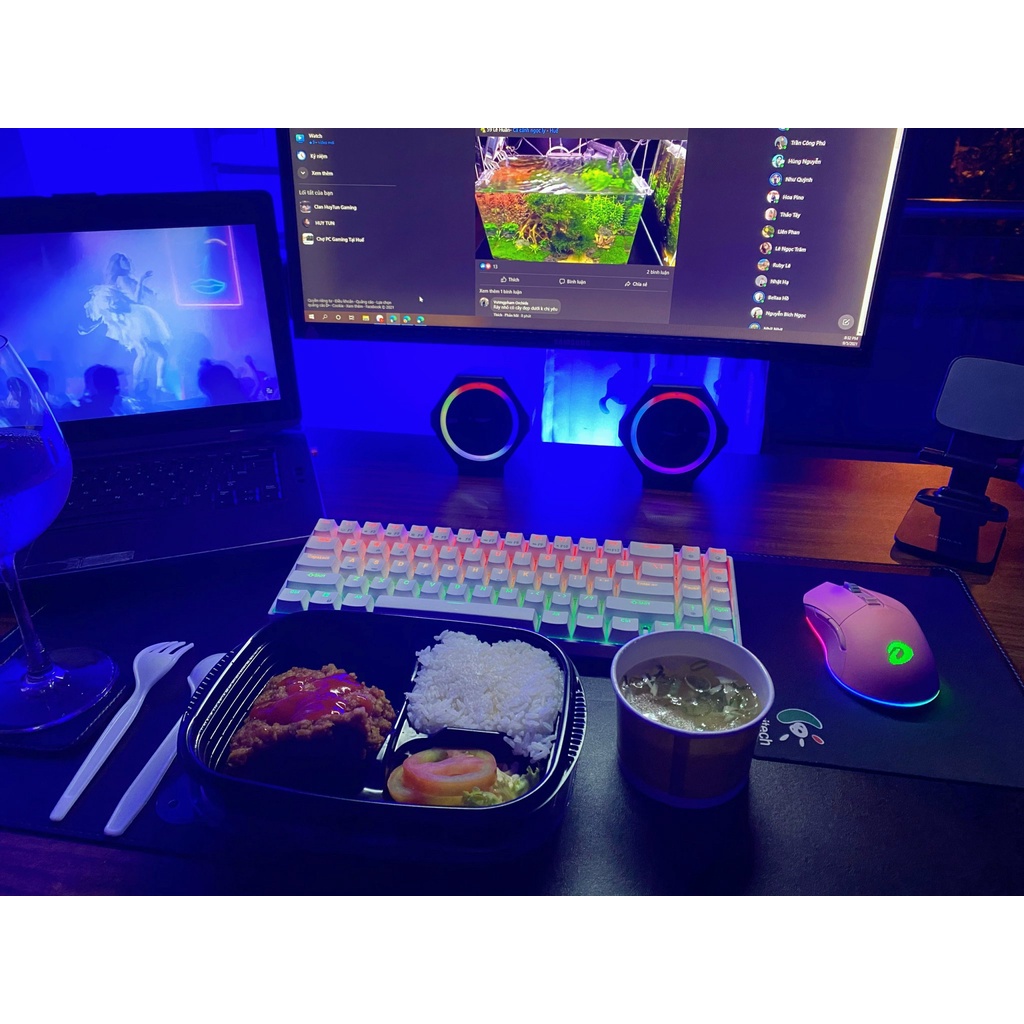 Bàn phím cơ brown switch RK 71 Gaming không dây