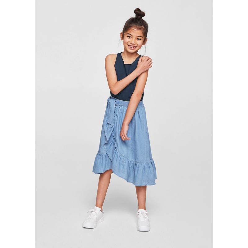 Áo ba lỗ bé gái Mango (Auth) 4-5y, 5-6y