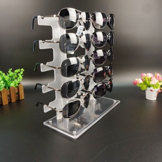 Giá đỡ nhựa trưng bày mắt kính thời trang bao gồm phụ kiện đi kèm