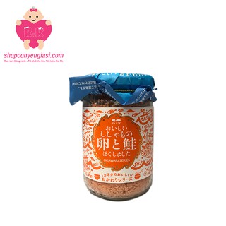 (DATE 22.6.2021) RUỐC CÁ HỒI TRỘN TRỨNG CÁ SHISAMO 120G NẮP XANH