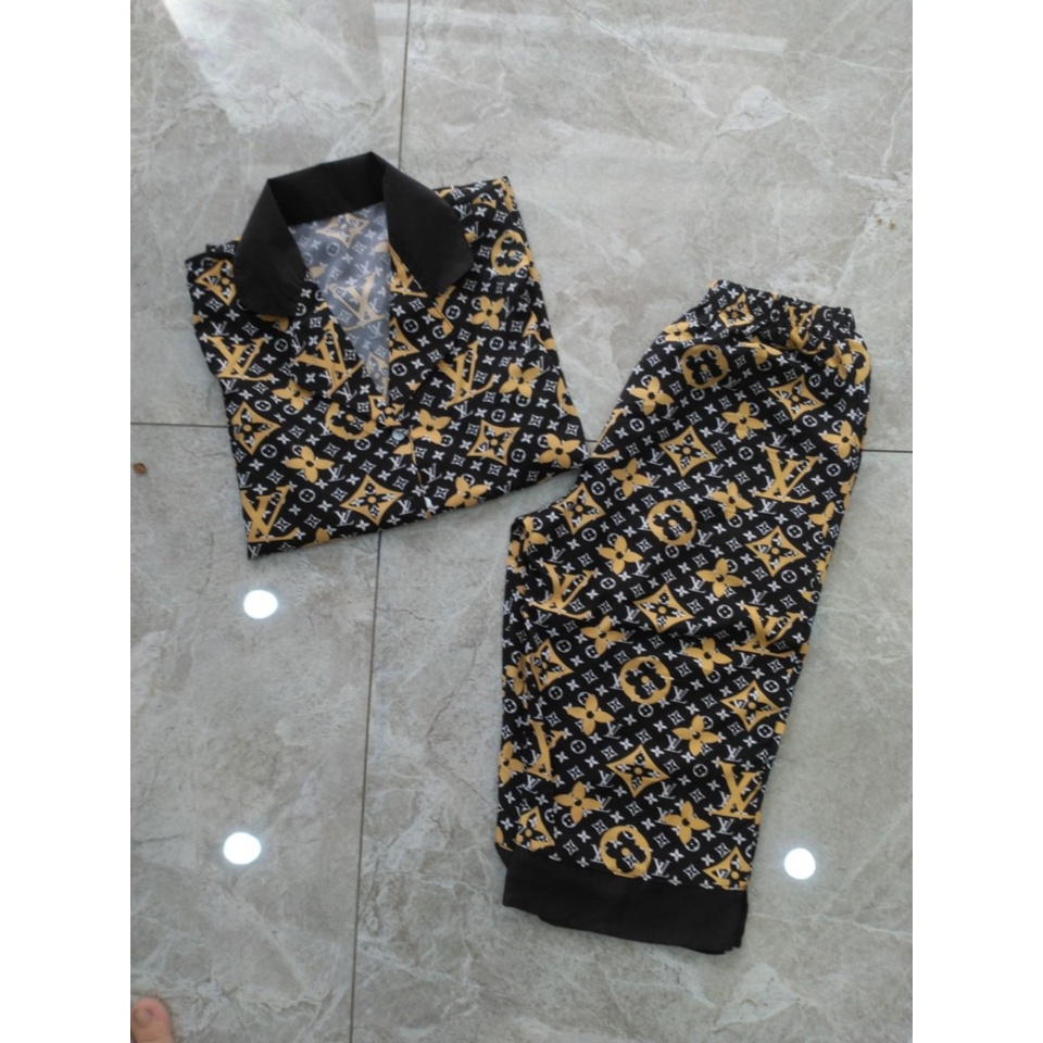 Đồ ngủ pizama lụa 3D cao cấp oderi