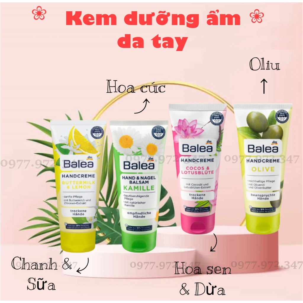 Kem dưỡng ẩm da tay Balea - 100ml