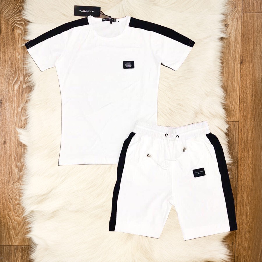 [Mã SKAMSALE06 giảm 10% TỐI ĐA 100K đơn 150K] BỘ thun nam thêu mác sắt | BigBuy360 - bigbuy360.vn