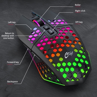 Chuột Chơi Game Không Dây 8 Nút 2.4g