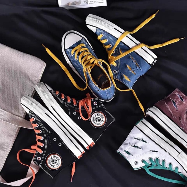 Giày dáng converse ulzzang order( có hình thật)