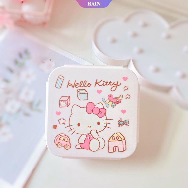 Hộp Đựng Cơm Trưa Hình Hoạt Hình My Melody Kuromi Cinnamoroll Hello Kitty Kawaii Có Nắp Đậy Sanrioed Làm Hộp Đựng Cơm Trưa