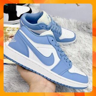 🤞🎁Giày Thể Thao Jordan 1 xanh dương cổ thấp nam nữ hàng cao cấp full box bill