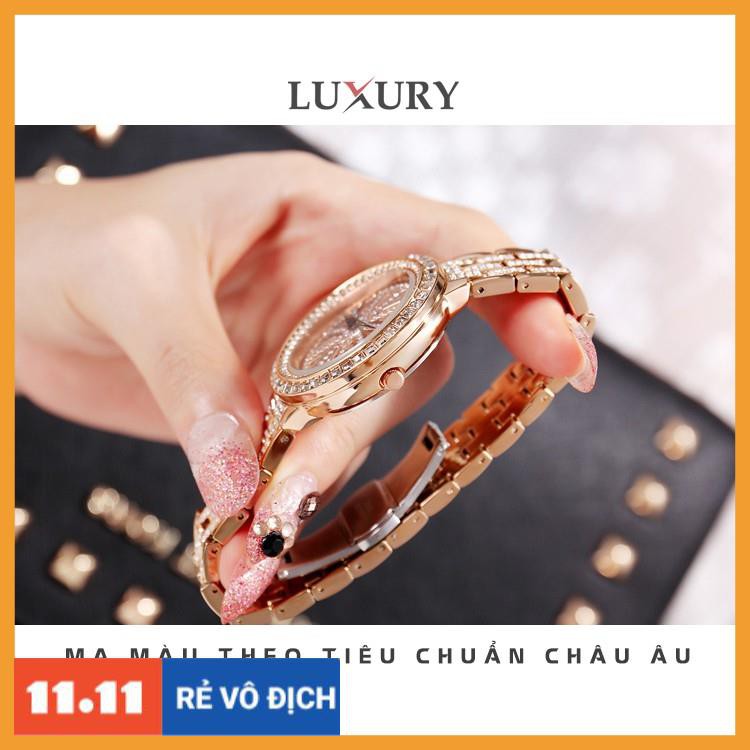 (ĐẲNG CẤP) Đồng hồ nữ MASHALI LUXURY Xoay 360 - Đỉnh Cao Nghệ Thuật