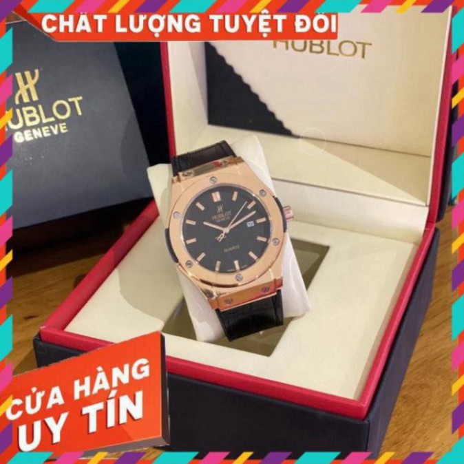 (Hublot.viền trơn)  Đồng hồ nam Hublot - nam size 42mm - hàng đẹp fullbox - Bảo hành 12 tháng | BigBuy360 - bigbuy360.vn