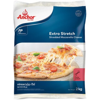 Phô Mai Bào Sợi Mozzarella Anchor 2kg/ Anchor Sheredded Mozzarella Cheese - NHẬP KHẨU New Zealand