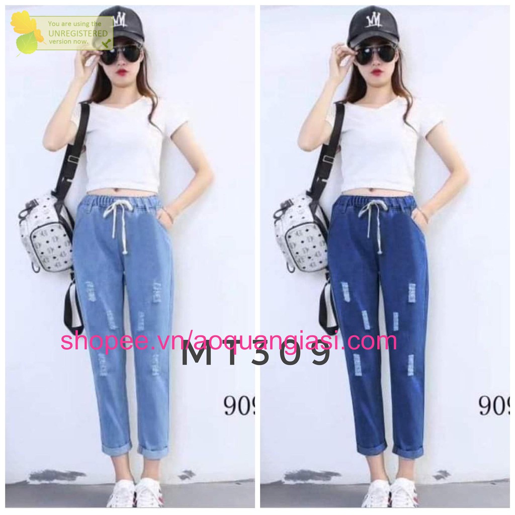 [Mã WASTMAY giảm 15% tối đa 30K đơn 150K] Quần jean dài lưng thun rách MT309, MT1040, MT390, MT185, MT199, MT180, MT147 | BigBuy360 - bigbuy360.vn