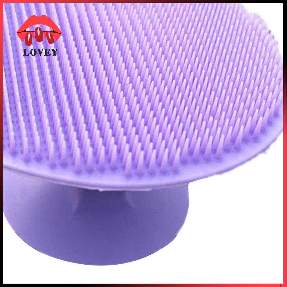 Bàn Chải Silicone Rửa Mặt Tẩy Tế Bào Chết Tiện Dụng