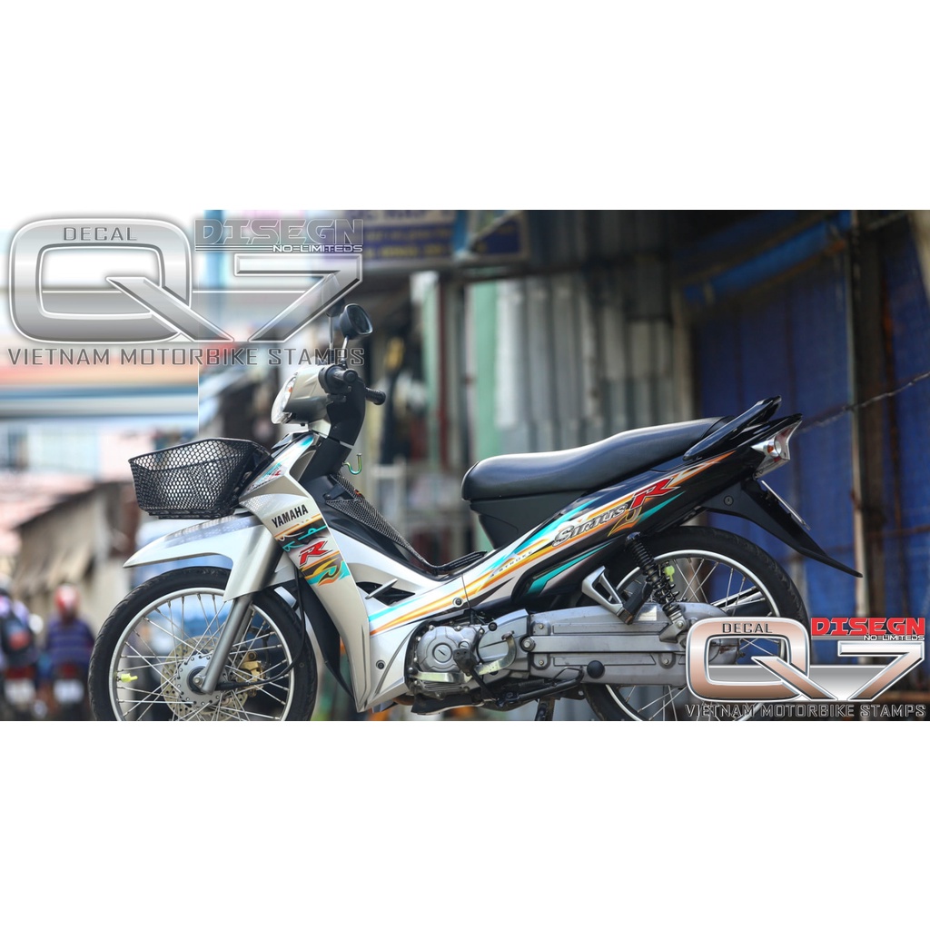 Tem Rời Sirius 110 Bạc Đen