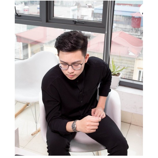 Áo Sơ Mi Cổ Tàu, Áo Cổ Tàu Chất Đũi Thấm Mồ Hôi Thời Trang Trẻ Trung Năng Động | BigBuy360 - bigbuy360.vn