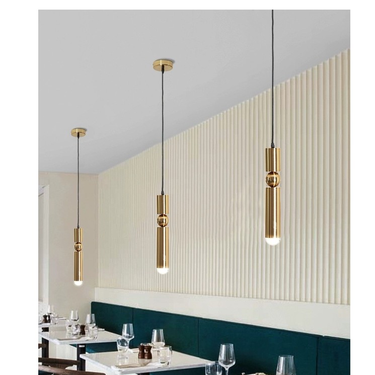 Đèn thả led ống bơ trang trí phong cách hiện đại thả bàn ăn, quầy bar, ...