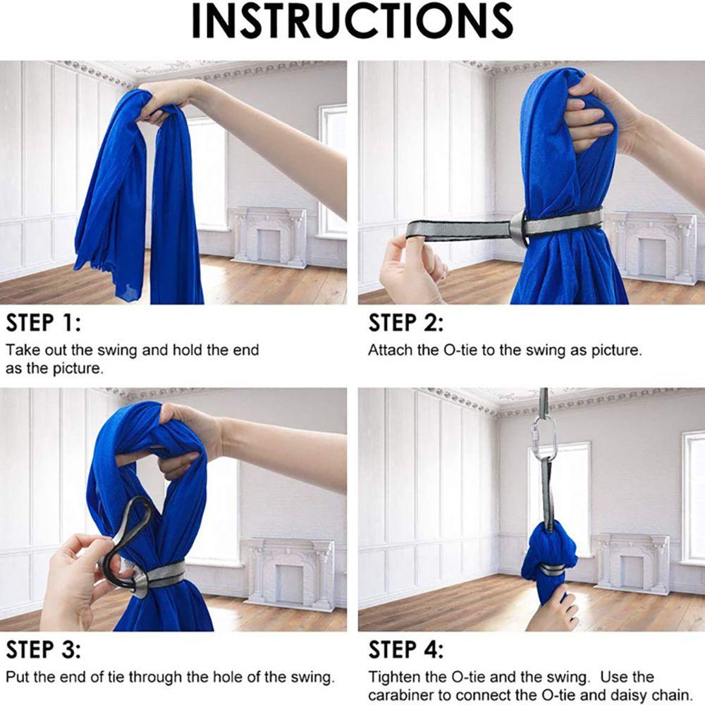 Dây Đai Cotton Co Giãn Có Móc Nối Dài Hỗ Trợ Luyện Tập Thể Hình Cho Bé DIY