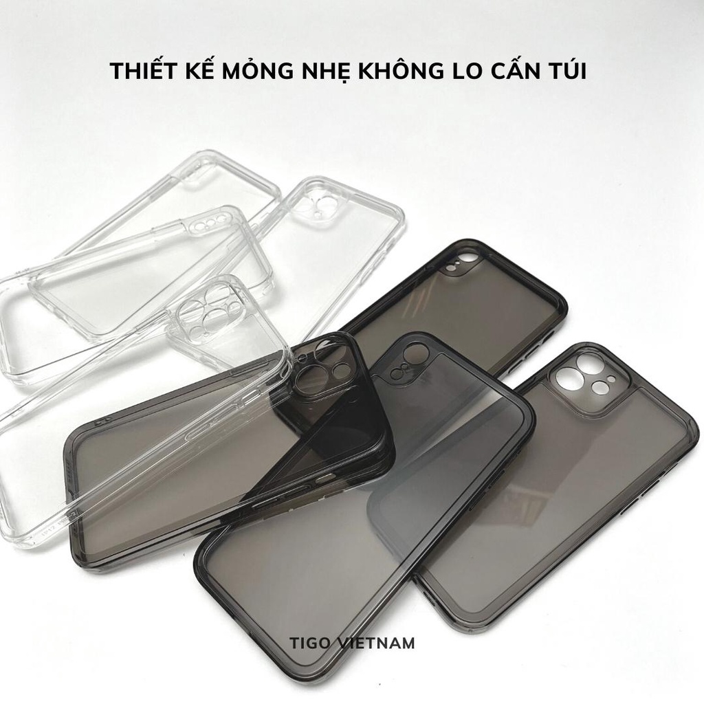 ỐP LƯNG CHỐNG SỐC VIỀN VUÔNG IPHONE TIGO VIETNAM
