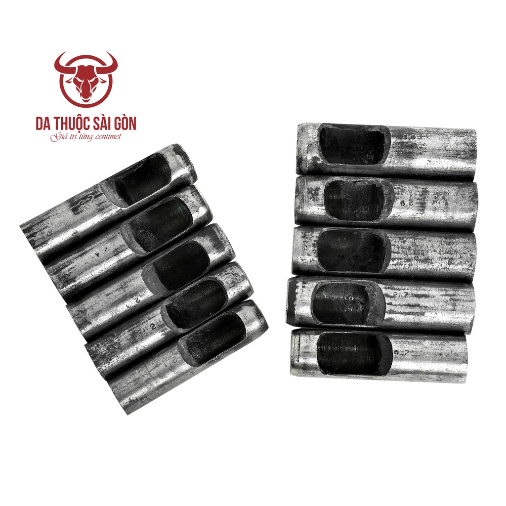 Đục lỗ 25mm - Có 38 Size (Từ 1mm đến 38mm) - Dụng cụ làm đồ da handmade