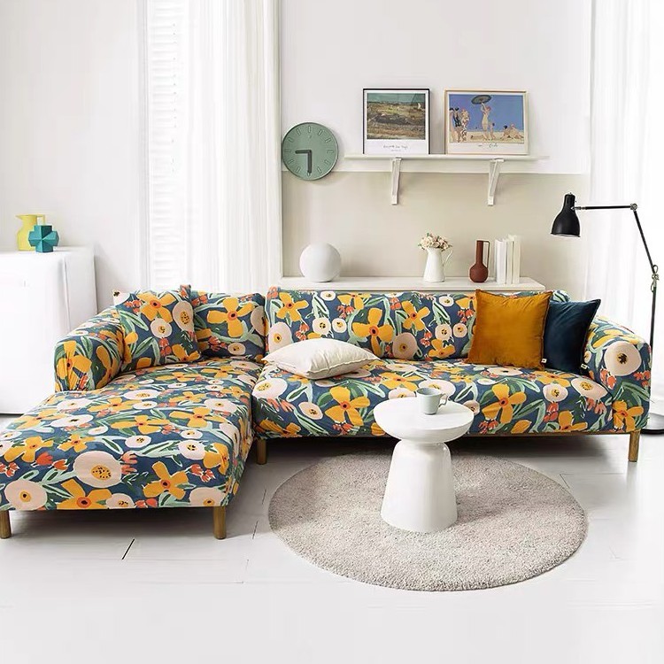 Vỏ bọc ghế sofa Đơn giản kiểu Bắc Âu lười dày Bốn mùa phổ thông bao trọn gói đa năng bọc ghế sofa đàn hồi chống trầy