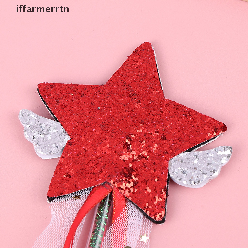 1 Gậy Hóa Trang Halloween Ngôi Sao Năm Cánh Phối Tua Rua Dễ Thương Cho Bé