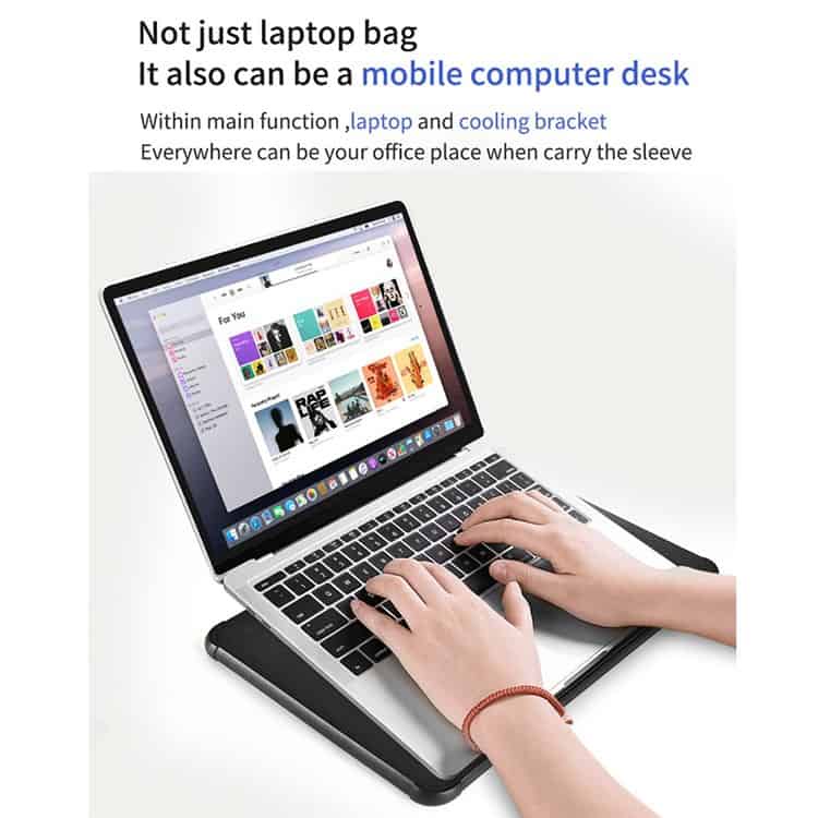 Túi Chống Sốc Kiêm Stand Macbook WIWU Defender Stand Case