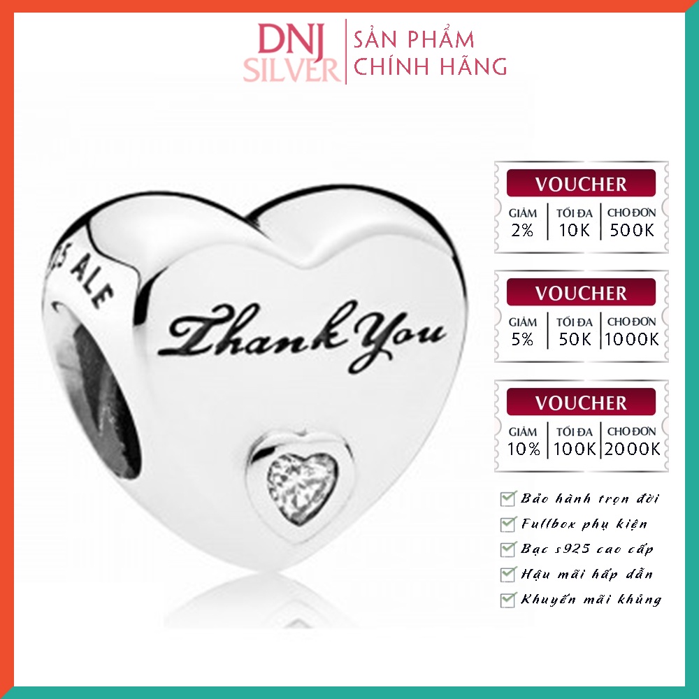 Charm bạc 925 cao cấp, bộ tổng hợp các mẫu charm bạc DNJ để mix vòng - Bộ sản phẩm từ DN161 đến DN176