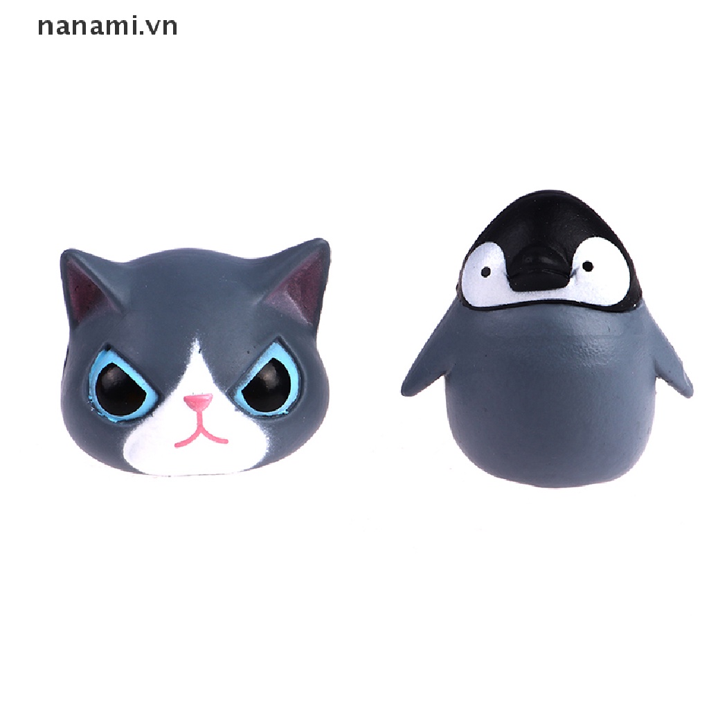 Mô Hình Mèo Nhiều Màu Sắc Sáng Tạo Trang Trí Tiểu Cảnh Sân Vườn Thu Nhỏ