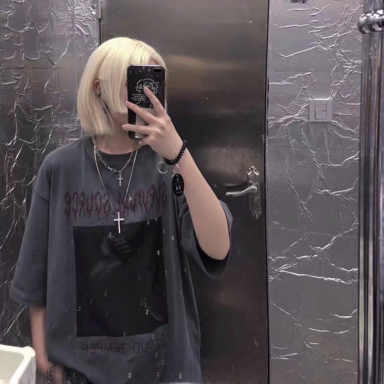 Vòng cổ Nhiều Lớp Mặt Thánh Giá Phong Cách Harajuku Cho Nam Và Nữ