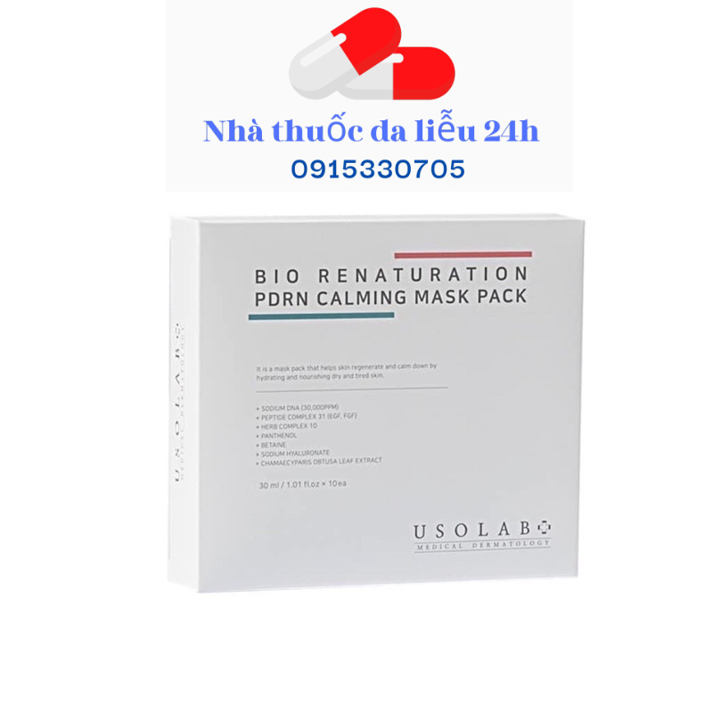 Mặt nạ tế bào gốc Usolab phục hồi cấp ẩm làm sáng da