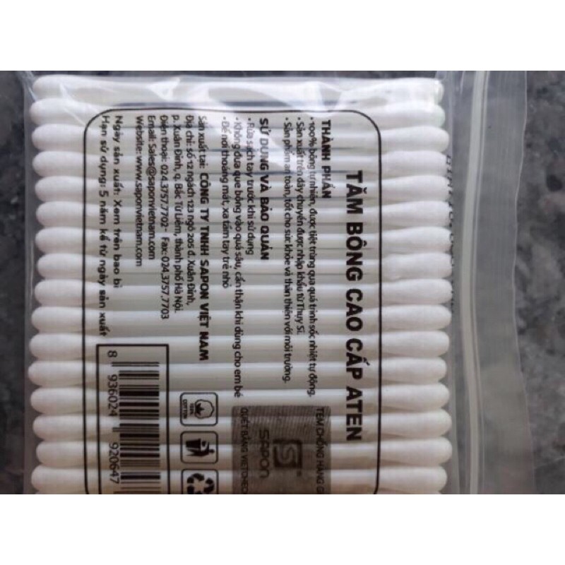 5 gói tăm bông aten cao cấp