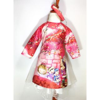 Áo dài cách tân tặng mấn