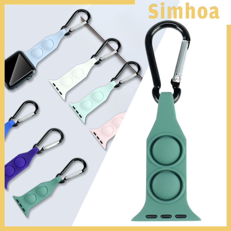 [SIMHOA]Nurse Carabiner Silicone Band Strap Fits for iWatch