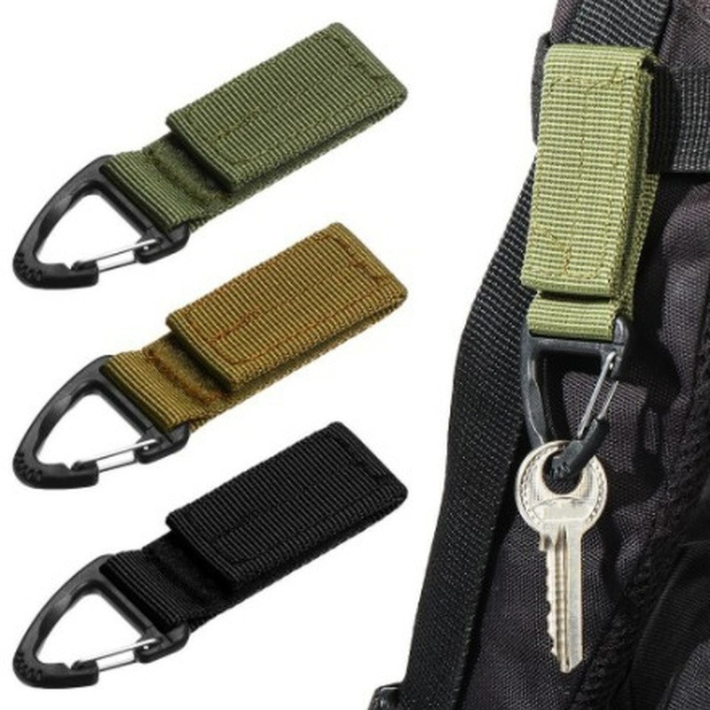 1 Móc Khóa Dây Đai Ba Lô Leo Núi Đa Năng Bằng Nylon